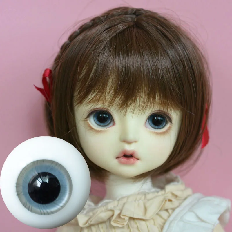 

BJD doll eyeballs are suitable for 1/3 1/4 1/6 size human windy-blue glass eye-balls doll accessories