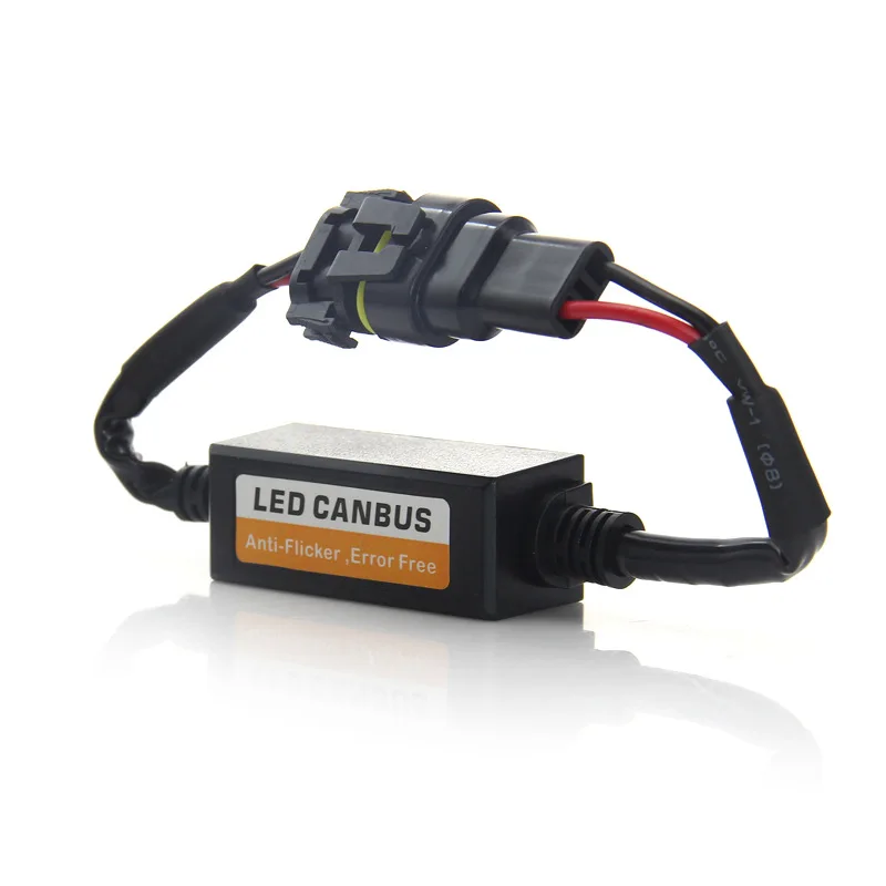 1Pcs H7 LED Canbus Decoder Car Headlights Error Free Resistor for SUV Fog Lights H4 H7 H1 H11 9006 9007 Adapter Anti-Flicker