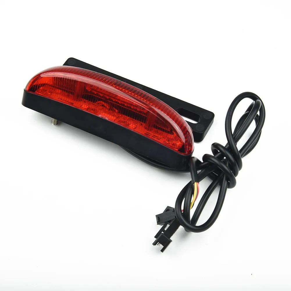 Electric Bicycle Rear Light Night 36V-48V Cycling Safety Warning Lamp Ebike Tail Light E-bike Electric Bicycle Scooter Accessory