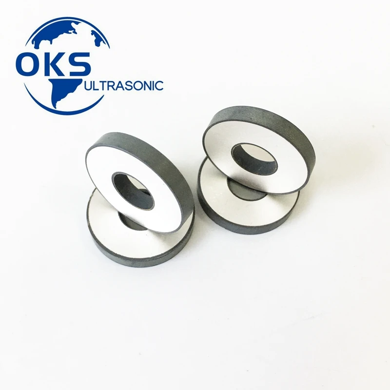 10 Stück 38*12.75*6,3mm p4 piezo elektrische Keramik mit 10 Stück 38*15 Kupfer ringen