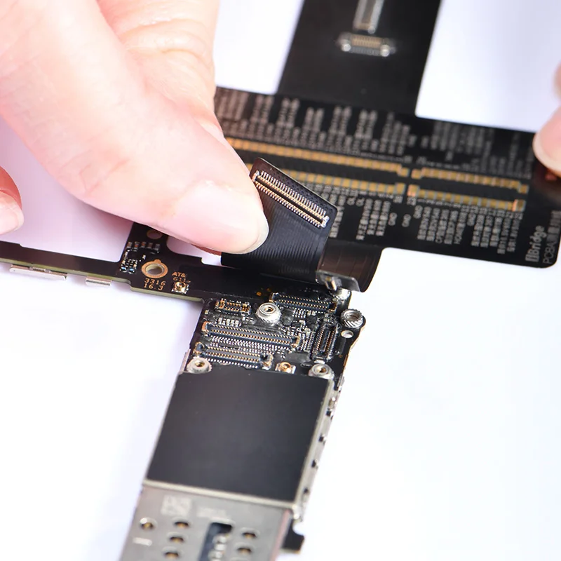 Qianli-Cable de prueba iBridge para reparación de cámara trasera, pantalla táctil de fallo de placa base, para teléfono XSMAX X 8P 8G 7P 7 6SP 6S 6P 6