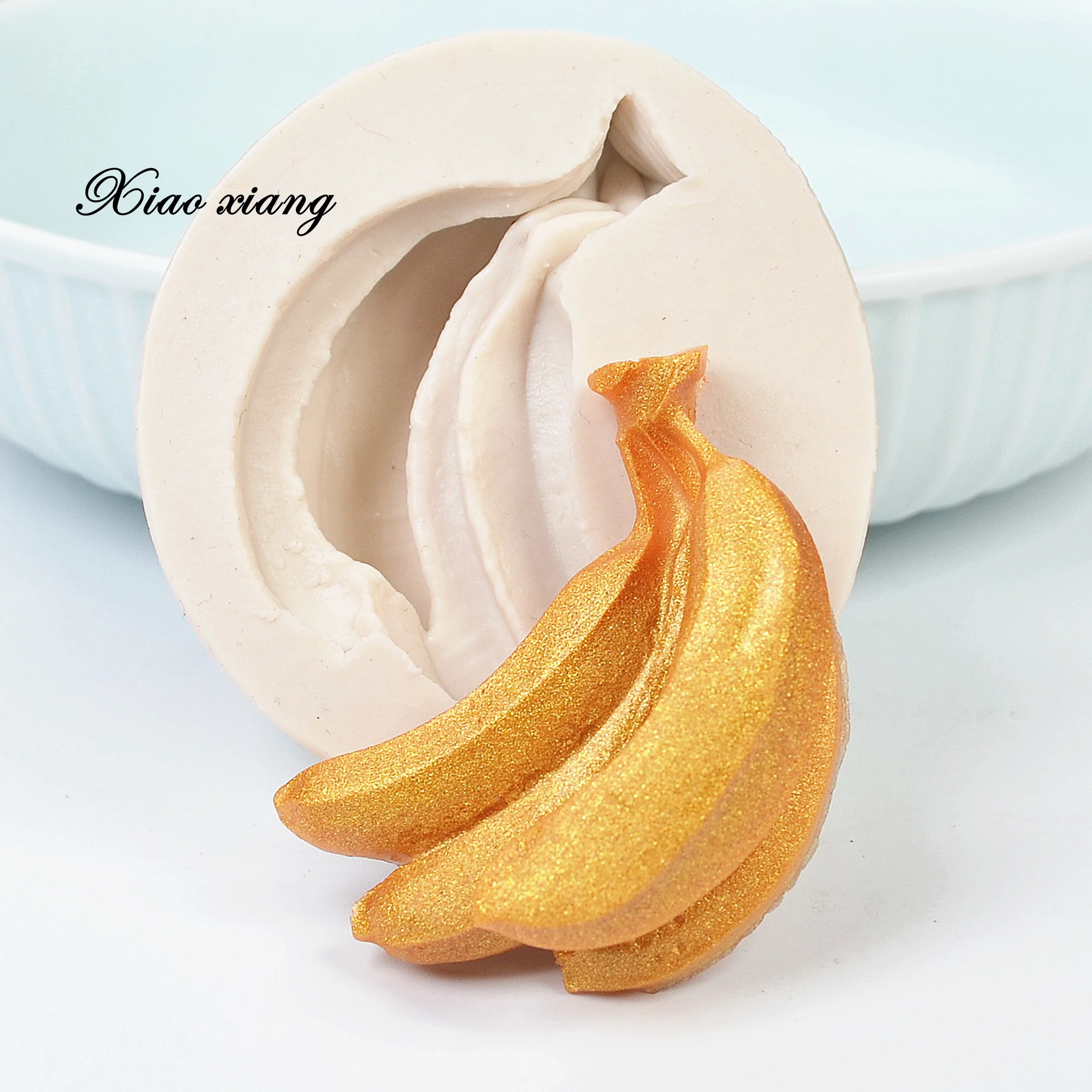 3D Banana Silicone Fondant Molds For Baking Chocolate Jelly Making Cake Tools Decoration Molds Kitchen Baking Accessories M111