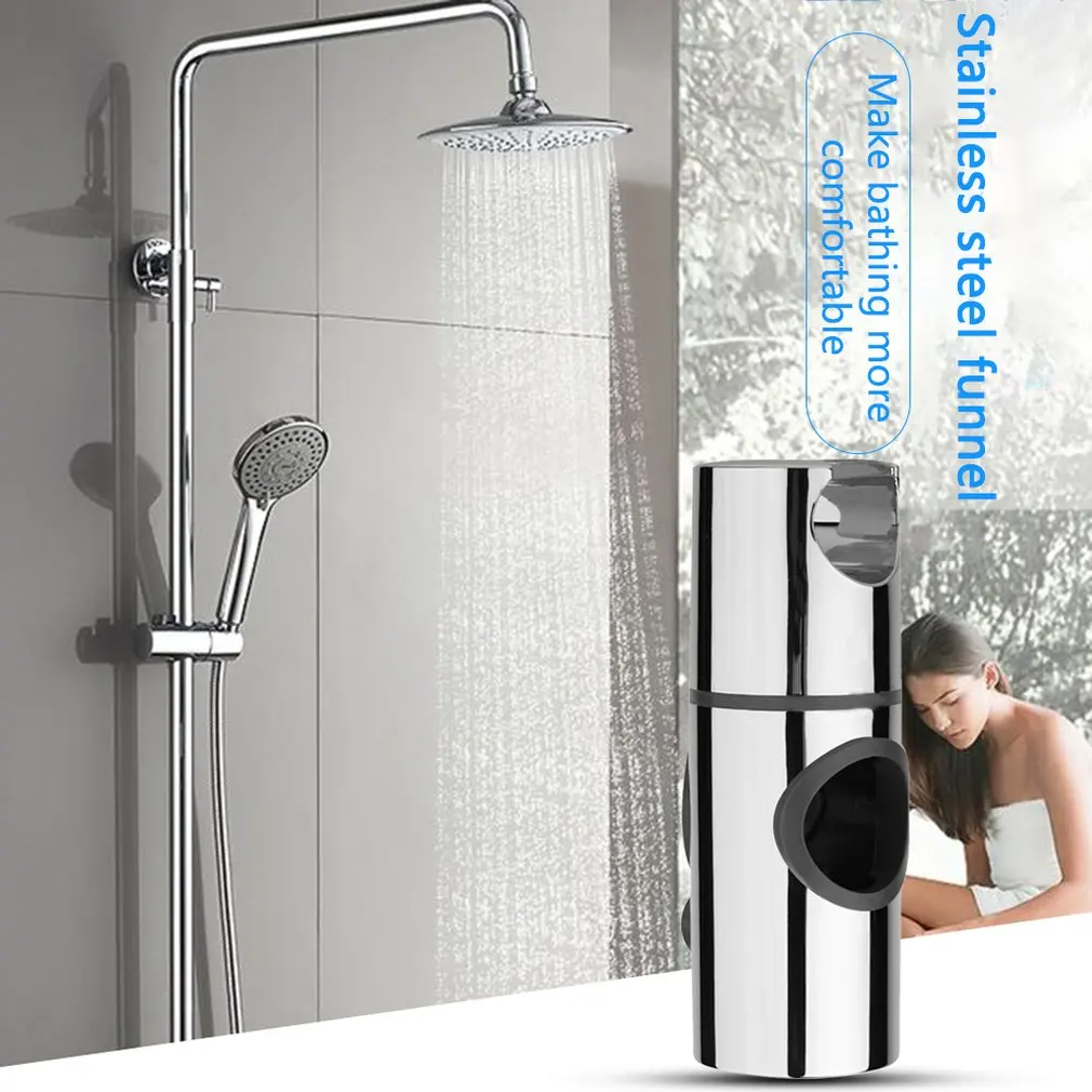 25Mm Abs Chrome Vervanging Douchekop Rail Slider Houder Verstelbare Riser Beugel Rack Slide Bar Badkamer Kraan Accessoires