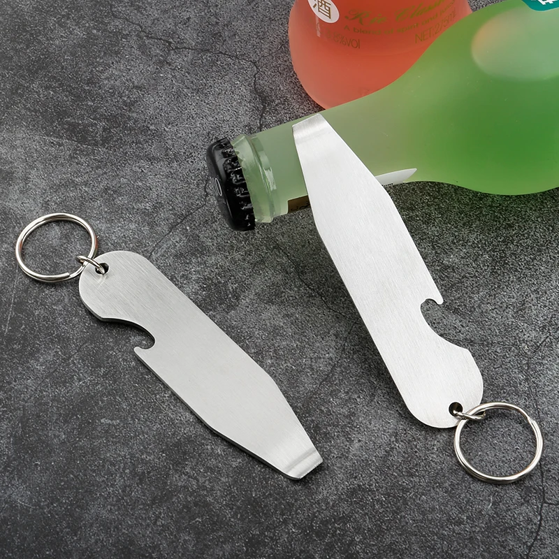 Wine BeerS Stainless Steel Poker Corkscrew Kitchen Bar Party Supplies Multi-function Ring Bottle Opener Kitchen Tools