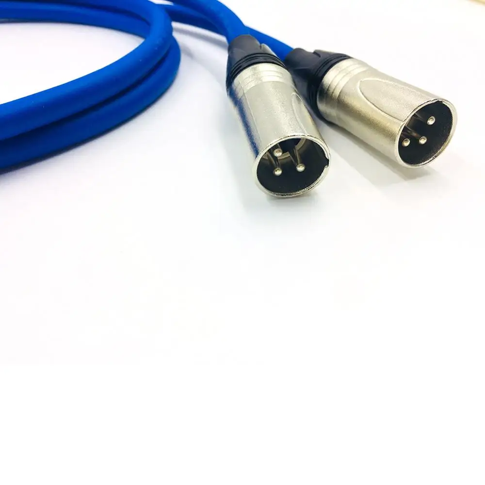 TOP-HiFi คู่ BR-109 RCA ถึง XLR ชายชาย Balacned Audio Interconnect สาย XLR ถึง RCA สาย CARDAS Clear-Light-USA