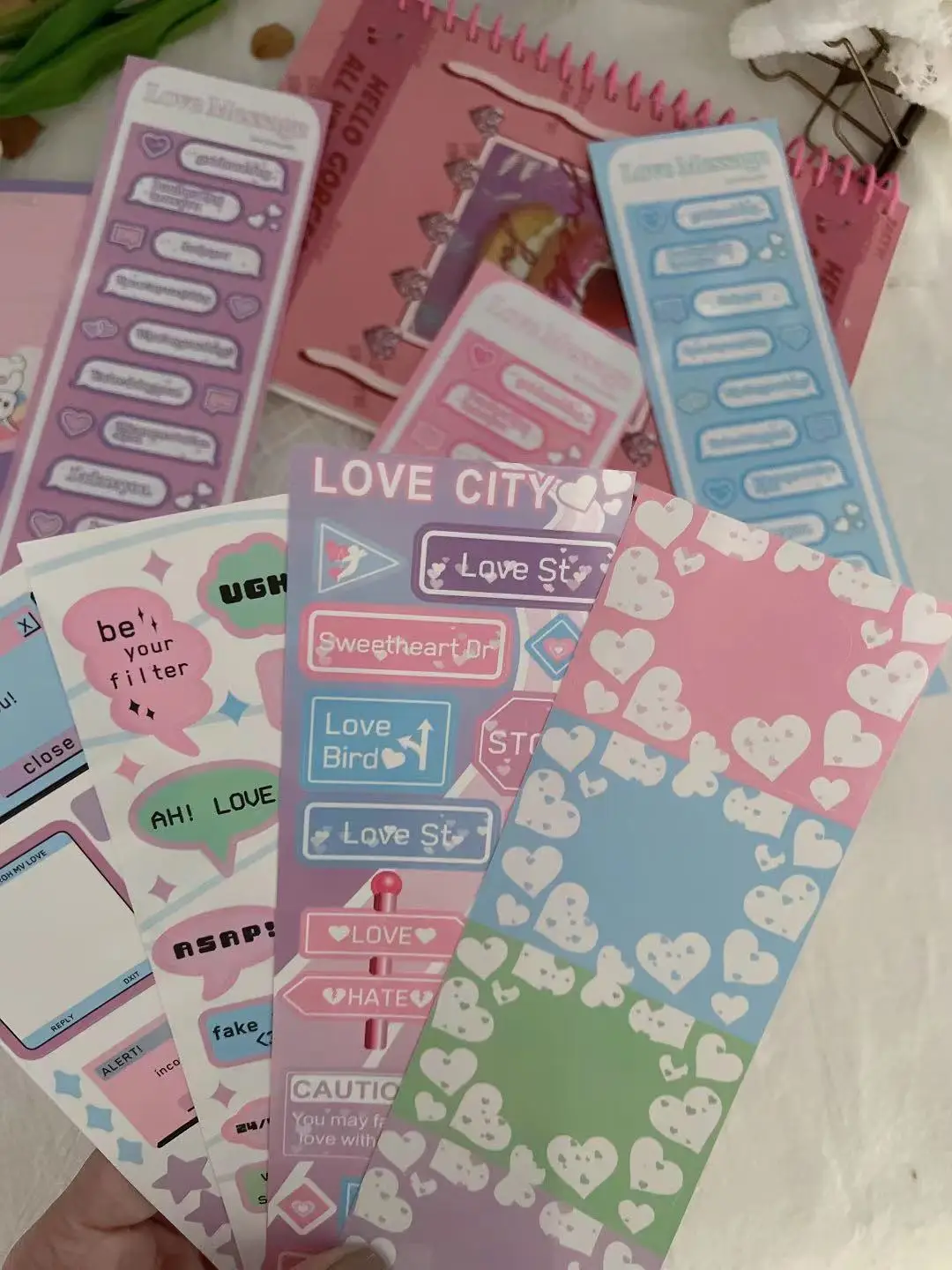 Korean Cute Dialog Box Love Message Series Sticker Scrapbooking DIY Happiness Manual Star Card Dtationery Fecorative Dtickers