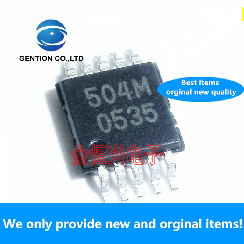 10Pcs 100% Originele Nieuwe Tvs Diode RCLAMP0504M.TBT 504M MSOP-10