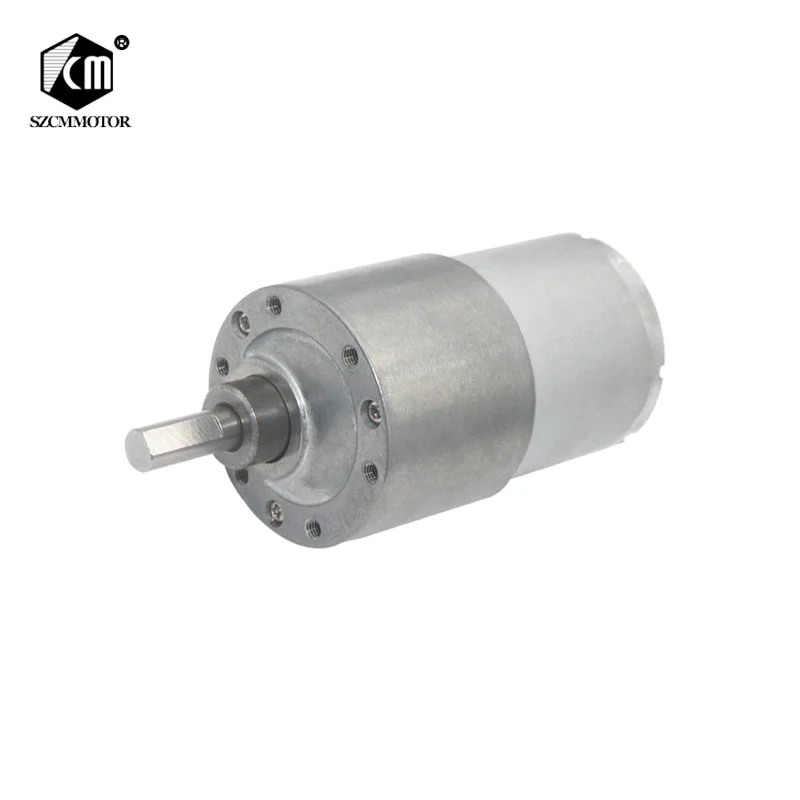 12v 24v DC Gear Motor 37mm All Metal Gear Box 7RPM to 1600 rpm Gearmotor motop High Torque Eccentric Shaft Geared Motor