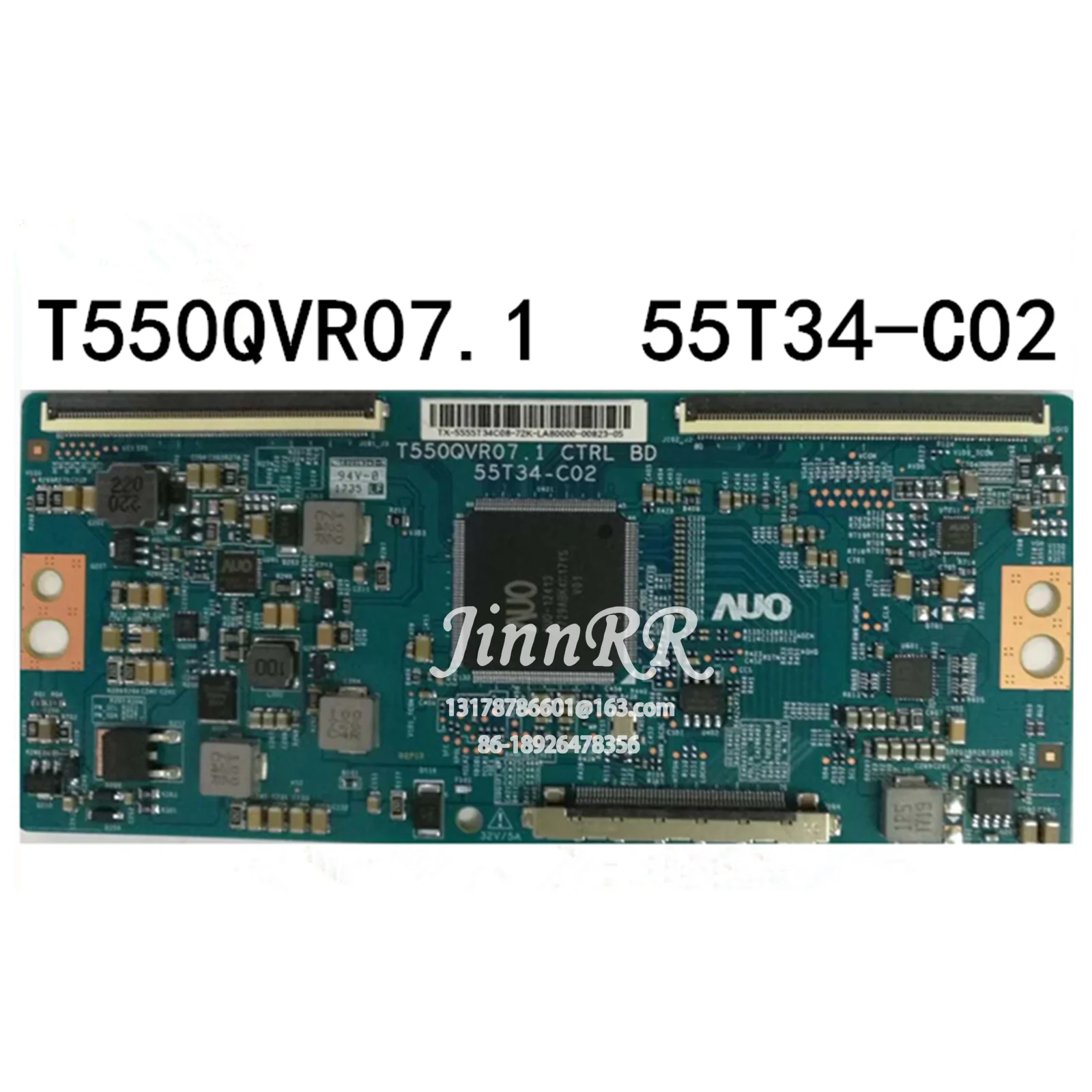 T550QVR07.1 CTRL BD 55T34-C02 Papan Logika Asli untuk Papan Logika AUO 4K Jaminan Kualitas Uji Ketat 55T34-C02