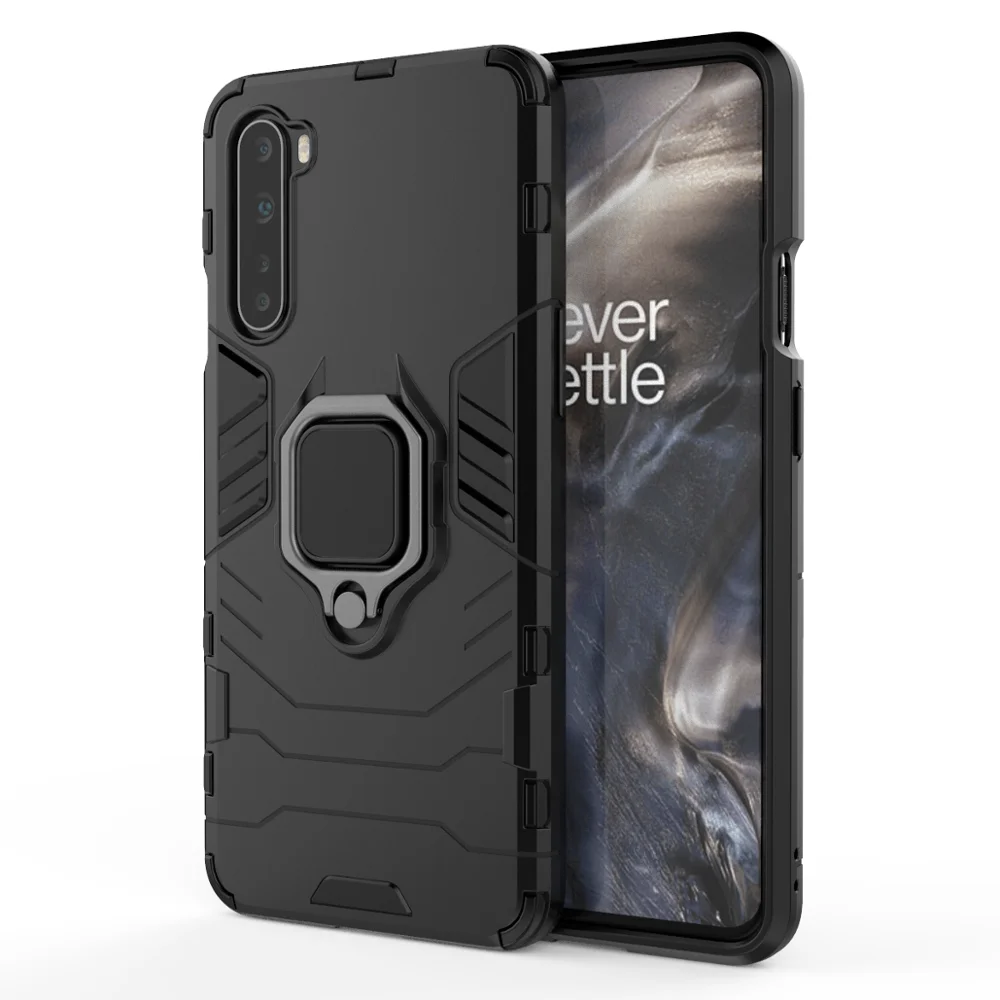 Case For Oneplus Nord Shockproof Metal Finger Ring Armor Cover Case For Oneplus Nord 5G One Plus Z