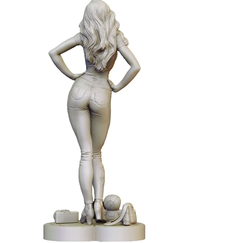 LindenKing1/6 Kit de garaje de impresión 3D de 31cm, GK Beauty, figura de mujer americana, modelo blanco, regalo sin pintar de para modelador A109