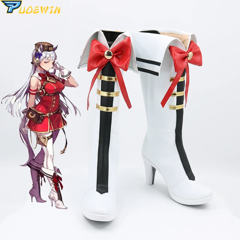 SBluuCosplay Gold Ship Cosplay Shoes Boots