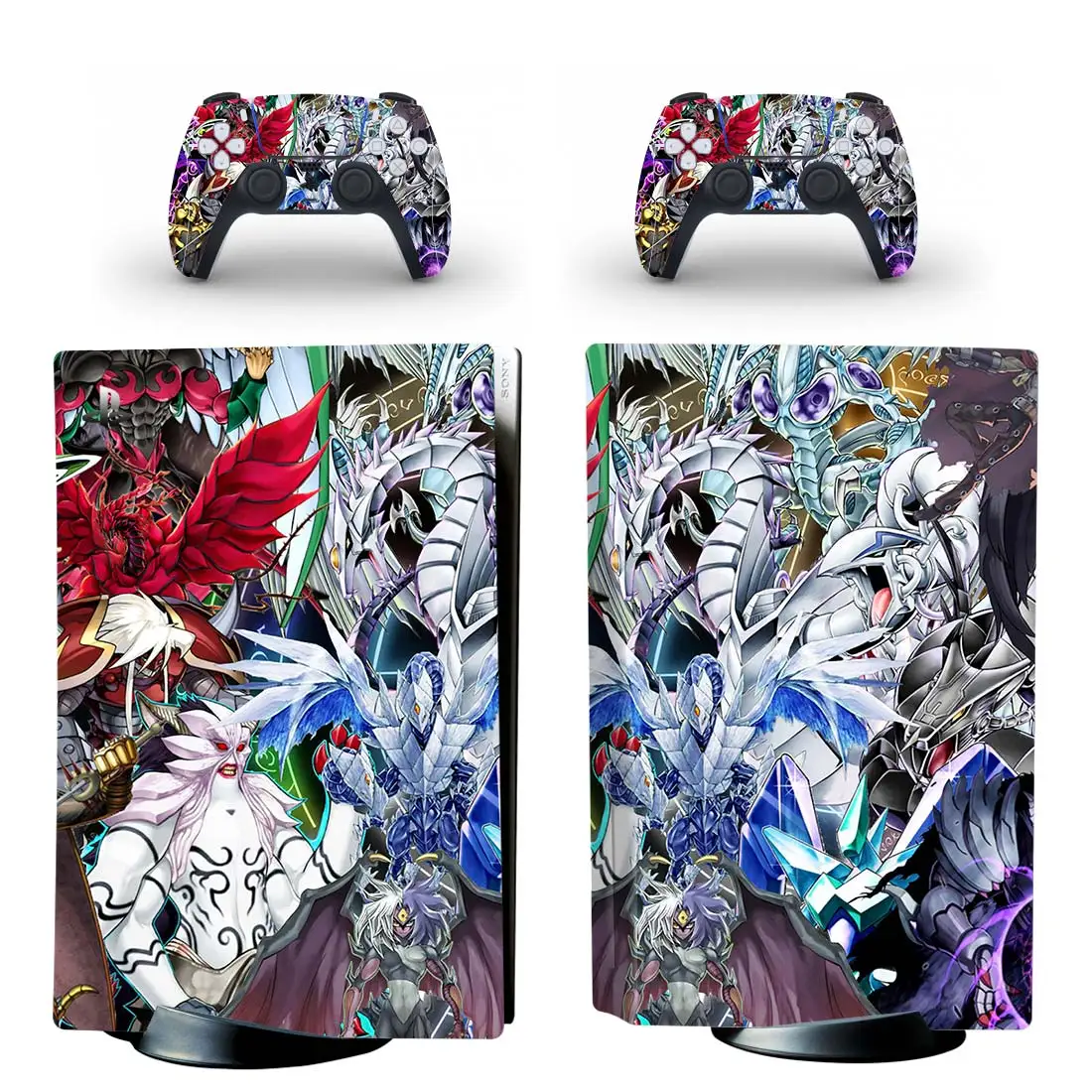 Yu-Gi-Oh PS5 Disc Skin Sticker for Playstation 5 Console & 2 Controllers Decal Vinyl Protective Disk Skins