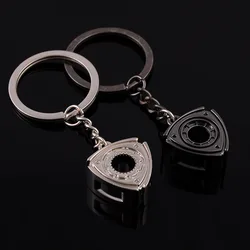 Keyring Rotary Wankel Engine Rotor For Mazda RX7 RX8 2 3 6 Atenza Axela Keychain Turbo Car Accessories Parts Key Chain