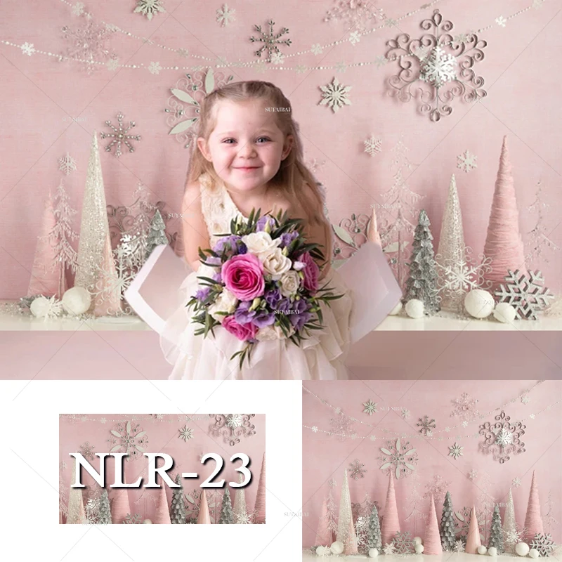 

Winter Christmas Portrait Photography Backdrop Window Fireplace Snow Birthday Background Christmas Trees Family Party Decoration