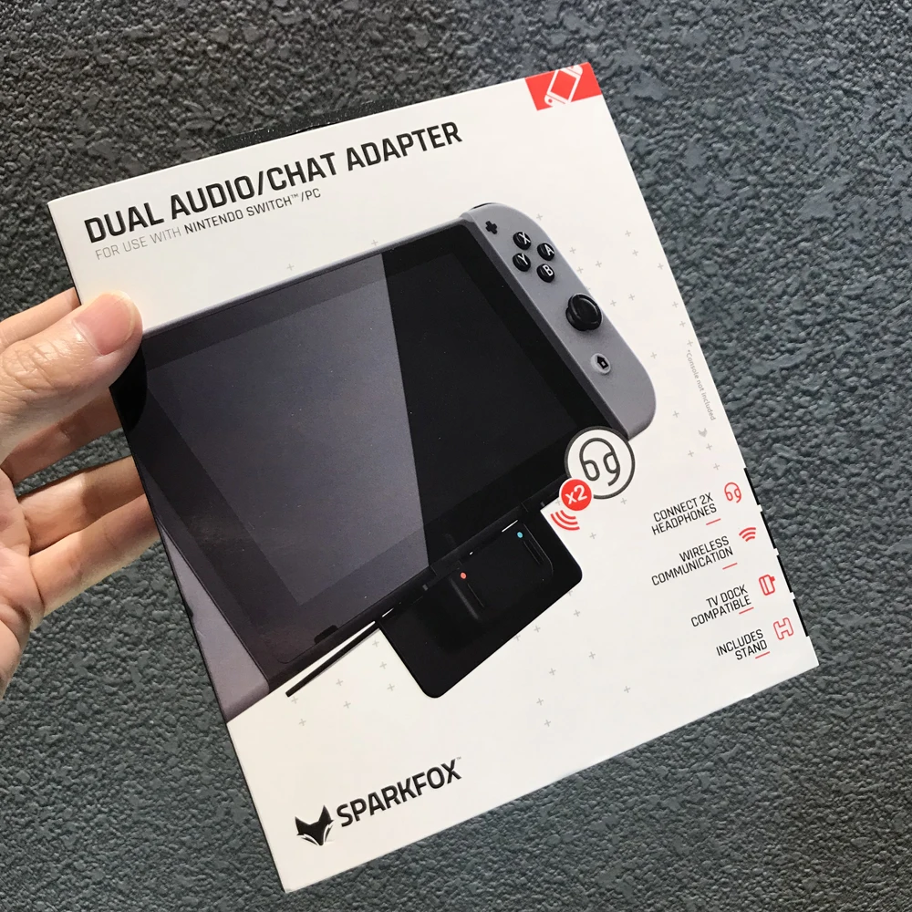 Route + Pro-Adaptador de Audio inalámbrico, transmisor DUAL con conexión tipo U, compatible con Chat de voz en el juego, baja latencia, Mini USB C