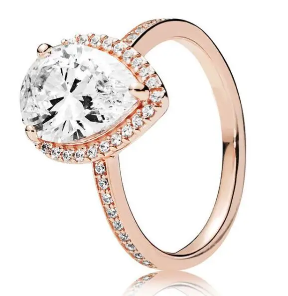 

Женское кольцо из серебра 925 пробы, с кристаллами