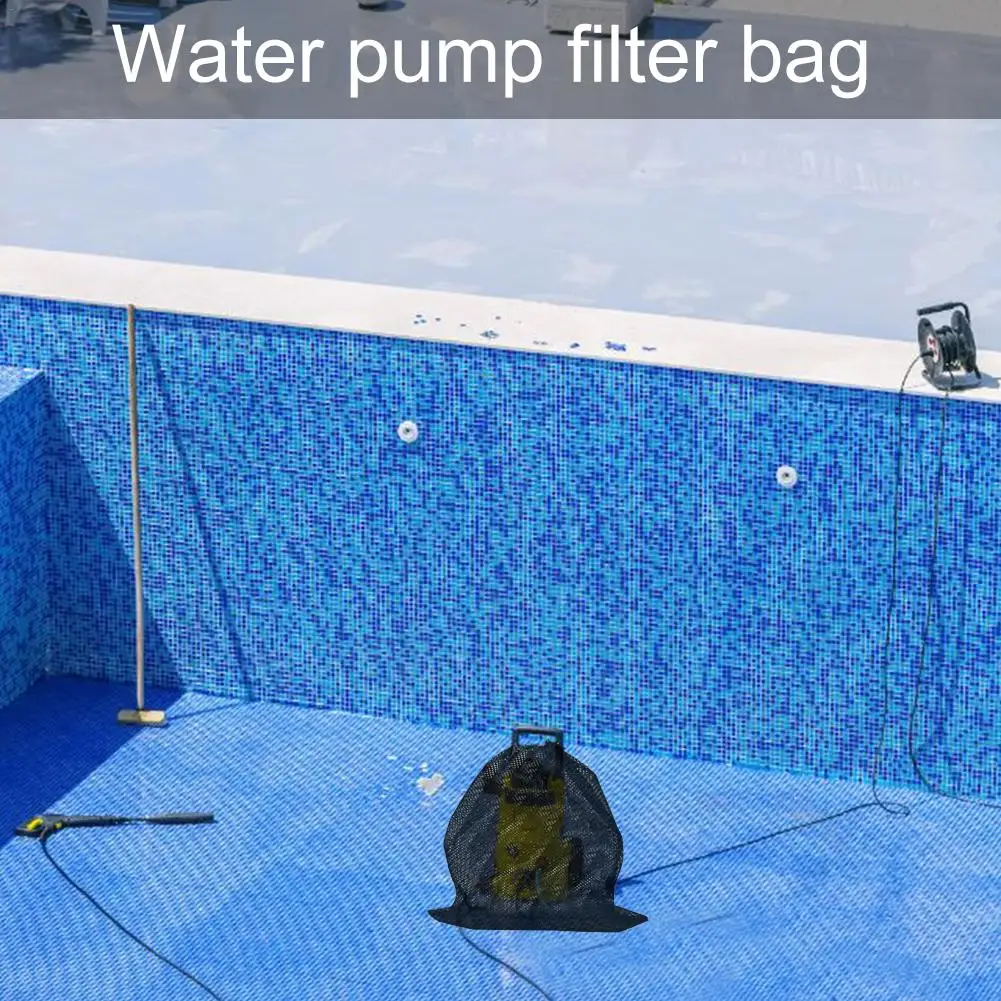 Water Pump Filter Mesh Bag Drawstring Pond Pumps Barrier For Filters Baskets Skimmers Swimming Pool Daily Care Home Accessory