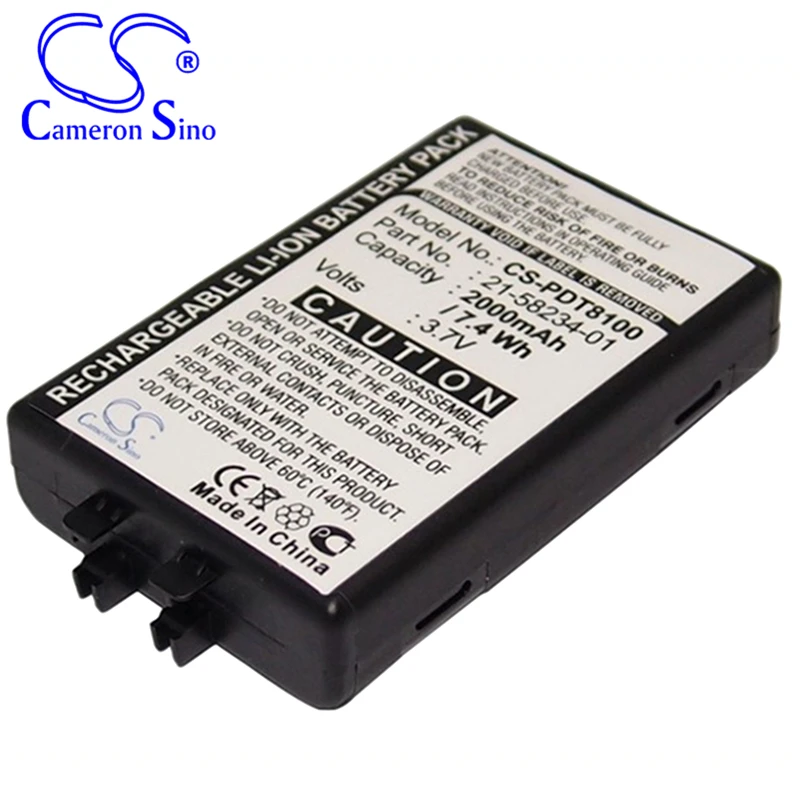 CameronSino Battery for Symbol PDT8100 PDT8133 PDT8137 PDT8142 PDT8146 fits Symbol 21-58234-01 Barcode Scanner battery 2000mAh