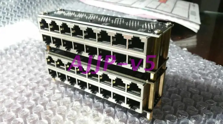 32-channel K Series Rj45 Straight-through Hub Connector Video Surveillance Multi-channel Network Cable Docking Array Module