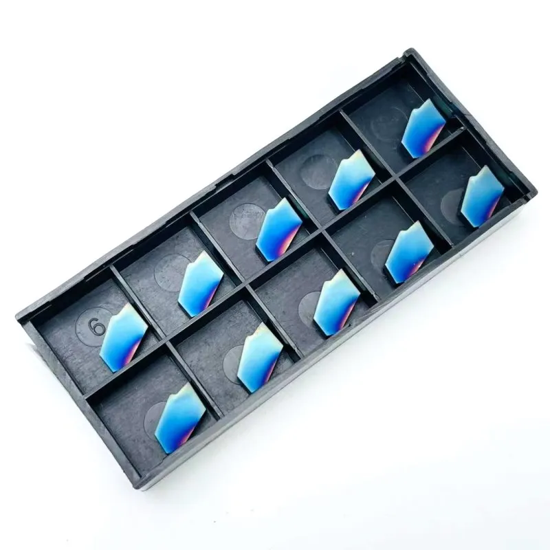 Grooving tool SP300 KT7030 colorful nano blue high hardness 3mm hard alloy tool hardened steel cutting tool SP 300 milling blade