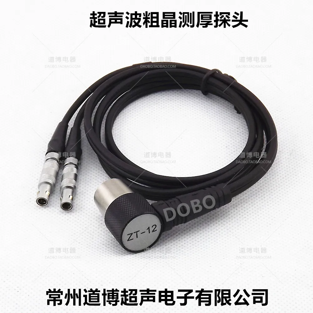 

Ultrasonic Thickness Gauge Probe ZT-12 Cast Iron Coarse Grain Metal Thickness Probe 2MHZ2.5P Universal Type