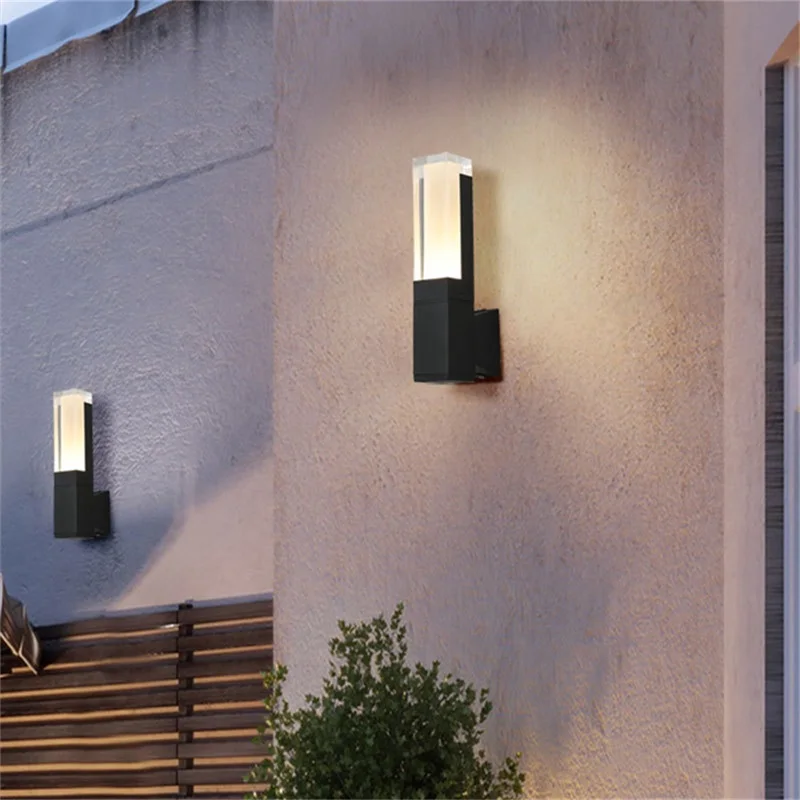 

SAROK Outdoor Sconce Light Aluminum LED Modern Wall Lamp Waterproof IP65 Creative Decorative For Patio Garden Porch Balcony