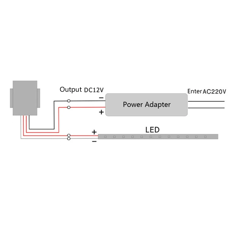 Two-color/Monochrome Smart Touching Sensor Switch for Dressing Table Mirror Front Light Home Bedroom Dressing Room Parts - view 3