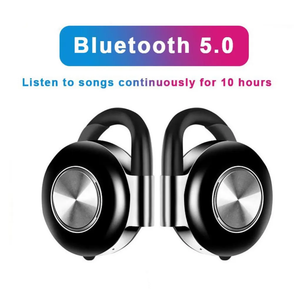 

Wireless BT5.0 Earphones Waterproof Sports Running Earbuds 120H Active Noise Cancellation Wireless Call Stereo Music Headphones