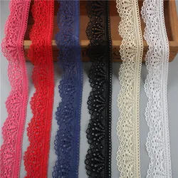 High Quality 5 Yards/lot Lace Ribbon Tape 40mm Lace Trim Underwear Dress DIY Clothing Accessories