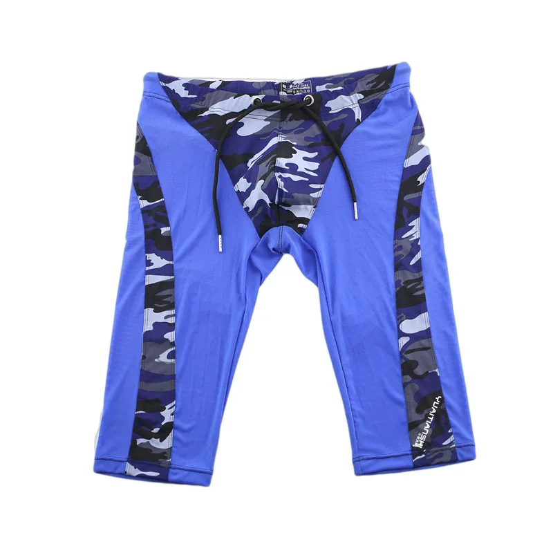 Mesh Boxers Camouflage Men Underwear Elastic Waistband Breathable Sport Boxer Bodybuilding Skinny Boxershort Baselayer Tights