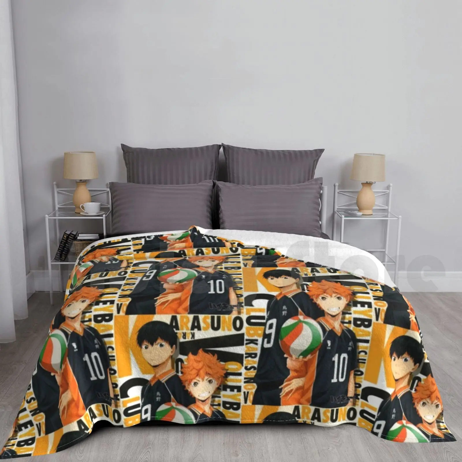 Blanket Fashion Custom 193 Kageyama Hinata Karasuno Tobio Anime Tanaka Yamaguchi Oikawa