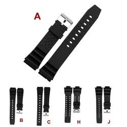 New Casio PU Watchband 16mm 18mm 20mm 22mm Silicone Strap Watch Bracelet for Casio G Shock Electronic Watch Replacement Strap