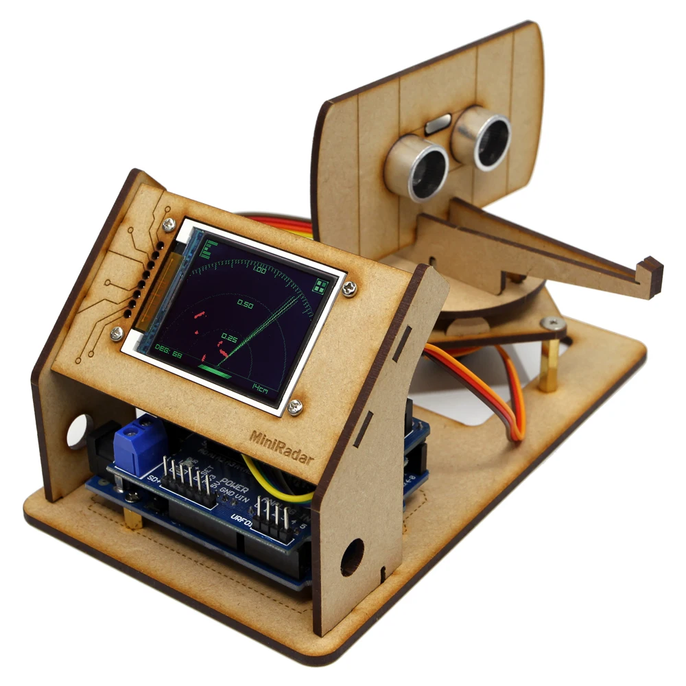 

Ultrasonic Radar Maker Open Source Project TFT LCD Screen Detection Robot