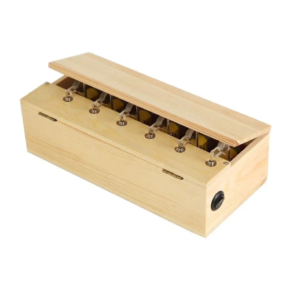 Stress-Reduction Toy Multi Switch Wooden Boring Useless Box Strange Fully Assembled Toy Rechargeable For Children Birthday Gift