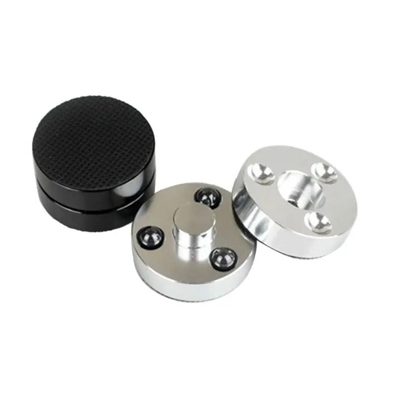 Aluminum Alloy Anti-shock Feet Pad Stereo Speakers Amplifier Player Chassis Steel Beads Vibration Absorption Stand