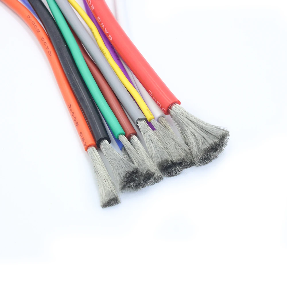50 meters flexible high temperature resistant silicone wire 12awg 13 14 15 16 17 18 20 22 high quality silicone cable
