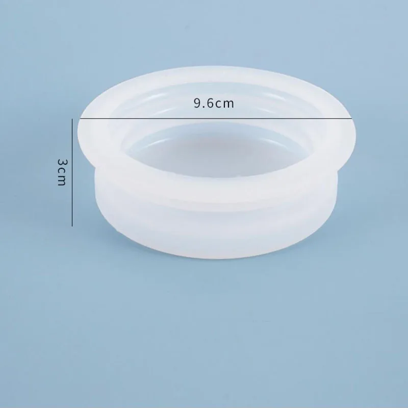 New Transparent Silicone Mould DIY Pendulum table Circular  Ornament base Mold epoxy resin molds for jewelry