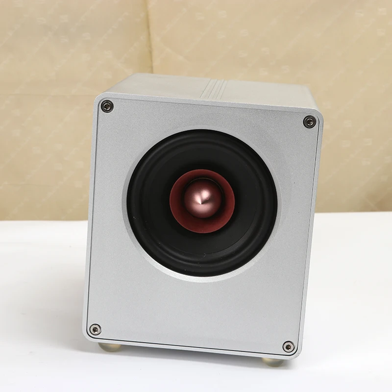 KYYSLB A300 4 Ohm 25W*2 4 Inch Aluminum Iron Boron Strong Magnetic Unit Speaker Aluminum Alloy Full Frequency Bookshelf Speaker
