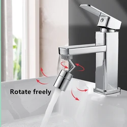 Tap Metal 720 Degrees Splash Filter Faucet Spray Head Anti Splash Filter Faucet Movable Kitchen Tap Water Saving Nozzle Sprayer