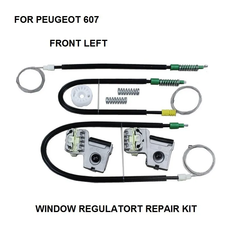 ELECTRIC CAR WINDOW KIT FOR PEUGEOT 607 ELECTRIC WINDOW REGULATOR FRONT-LEFT NEW 2000-2010