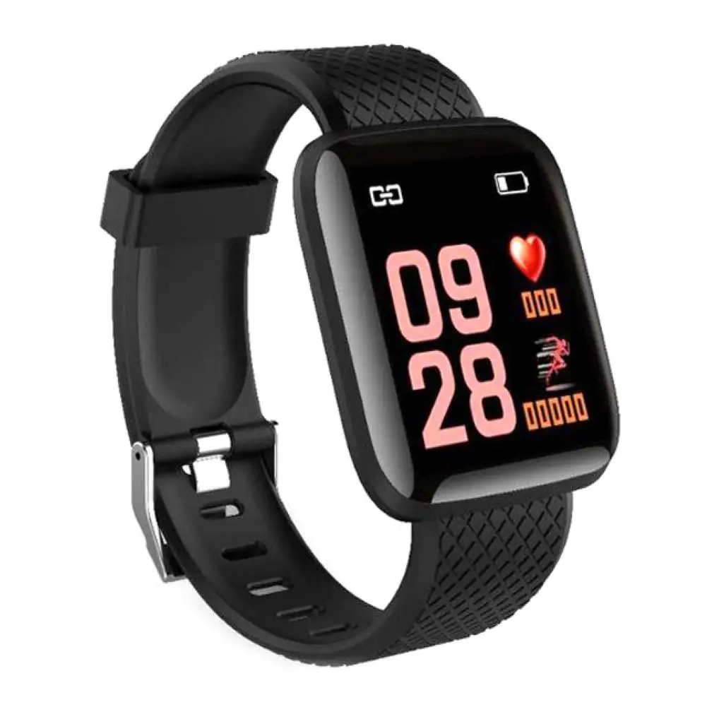 D13 116 Plus 1.3inch Bluetooth Blood Pressure Heart Rate Monitor Smart Bracelet Bond Touch парные