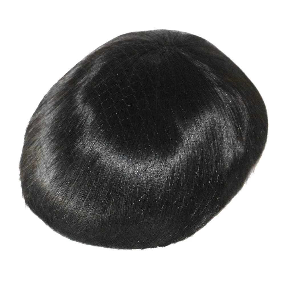 Toupee durável super da substituição da prótese do laço do mono para homens, cabelo humano, marrom, preto, africano, americano, 15mm, 8mm, 10mm, 20mm