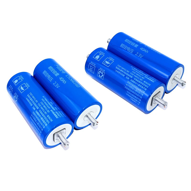 10PCS 2.3V 40Ah 66160 Lithium Titanate LTO Battery Original Yinlong 10C 400A High current DIY Car starter Solar RV Power Battery