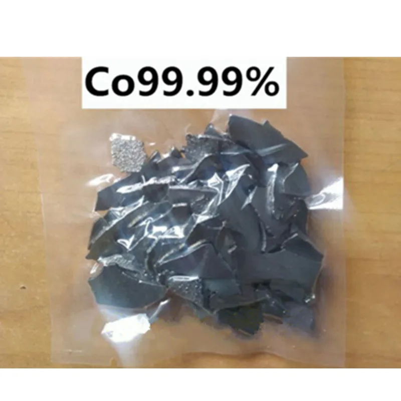 จัดส่งฟรี99.99% โคบอลต์โลหะแผ่น4N Electrolytic โคบอลต์ Slice Co Ingot/เม็ดสำหรับ Addtive Research Lab
