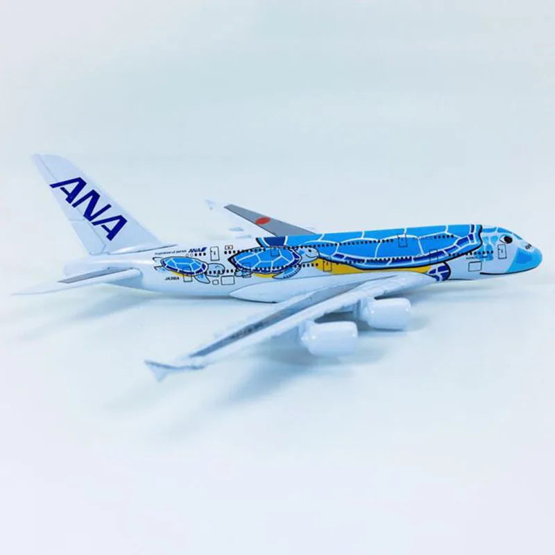 

14CM 1/500 Scale A380 ANA Airlines Alloy Aircraft Planes Model Airplanes Plane Toy Gift collectible shows