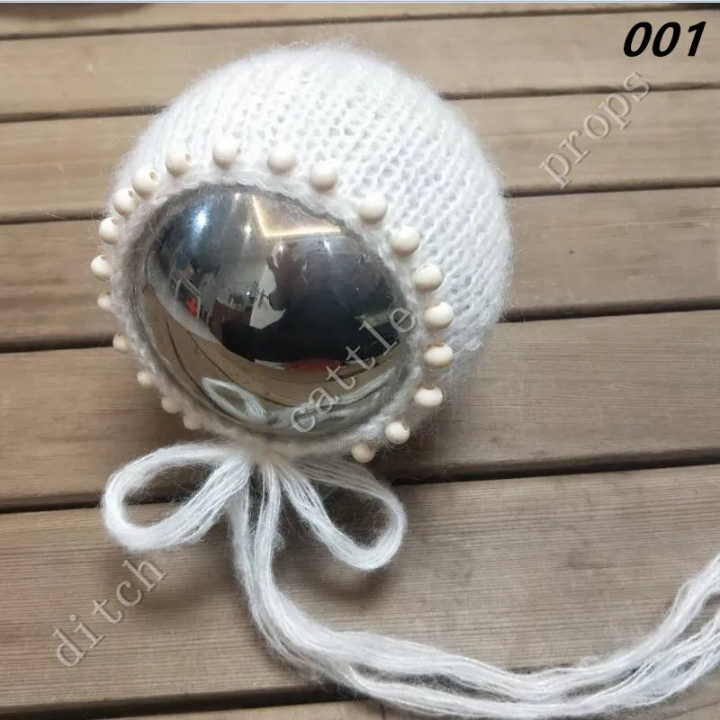 Mohair Handmade Knitted Hat  Cap  Photo Clothing  Newborn Photography Props