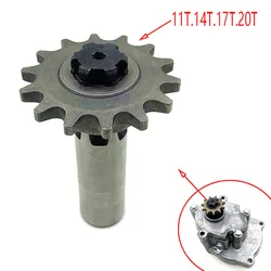 T8F Clutch Drum Gear Box Sprocket Axle fit 33cc 43cc 49cc Engine 11 14 17 20 tooth Gear Box for Scooter Mini bike