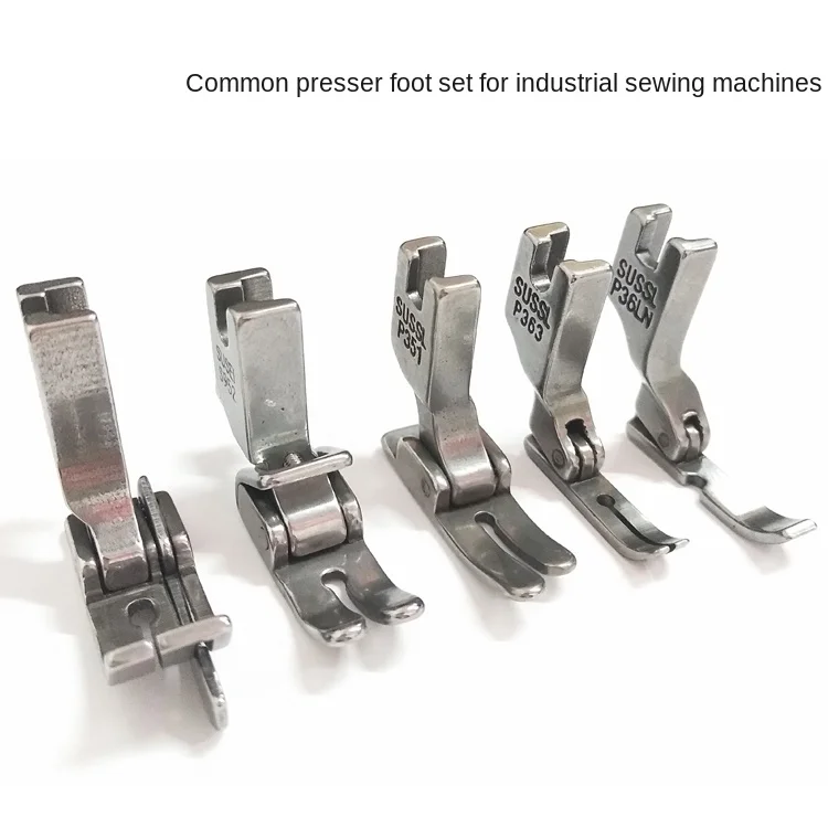 17pc Industrial Foot Presser Flatcar Unilateral Presser Sewing Machine Needle Part Accessories Specification for Flat Sewing