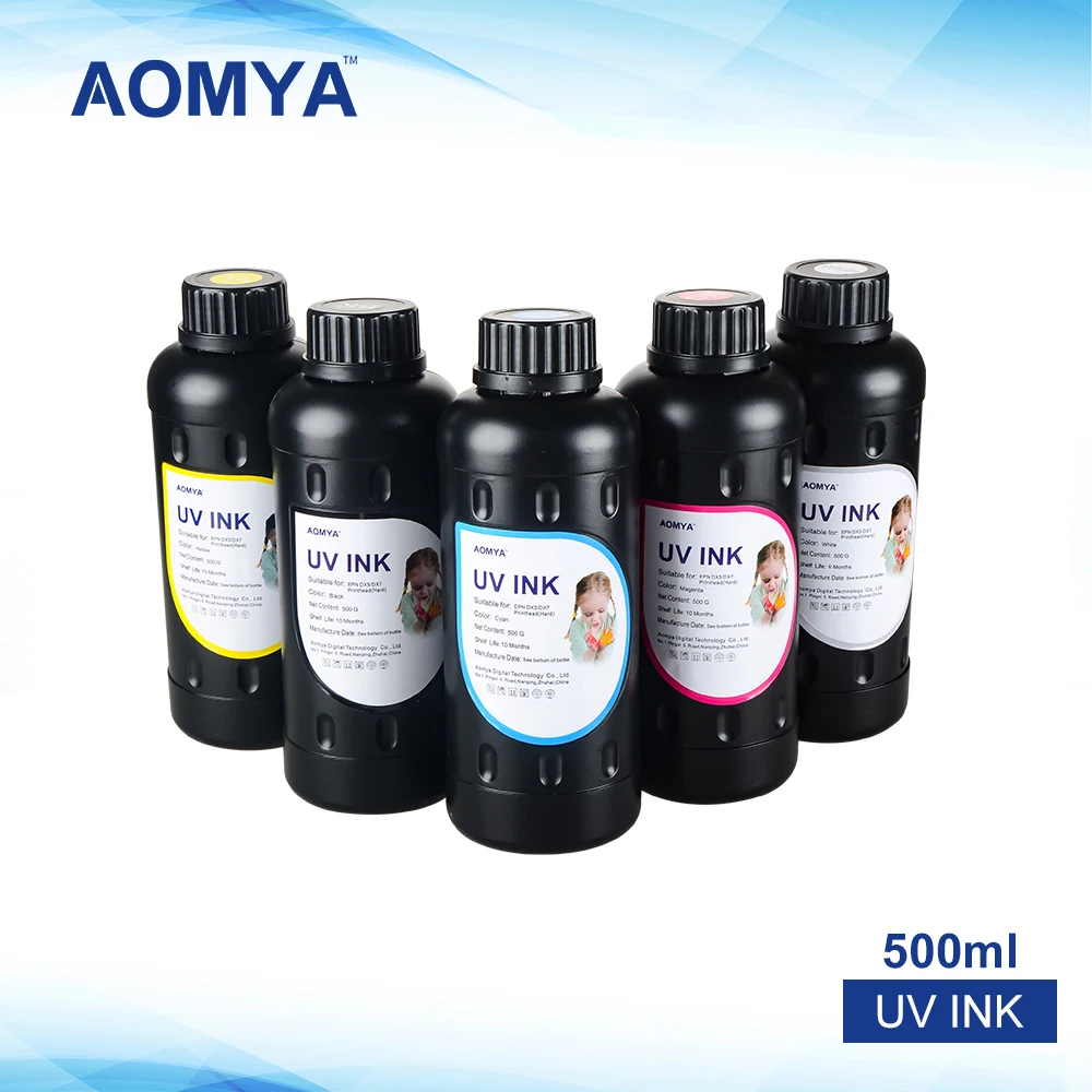 

12x500ml Real UV ink Random choose color, UV LED Ink print on everything Creative Industries phone shell ink